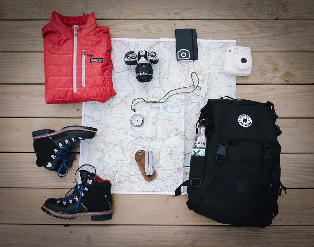 an image of camping gear